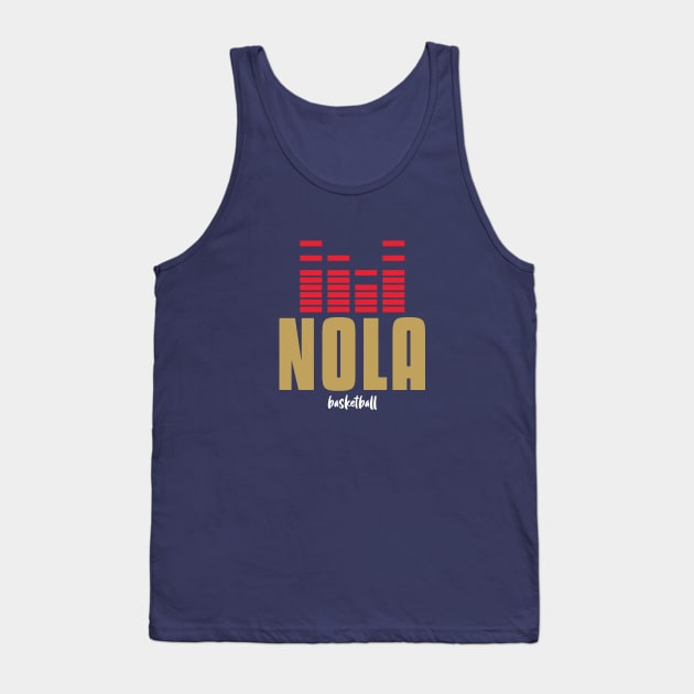 NOLA music basketball Tank Top by BVHstudio